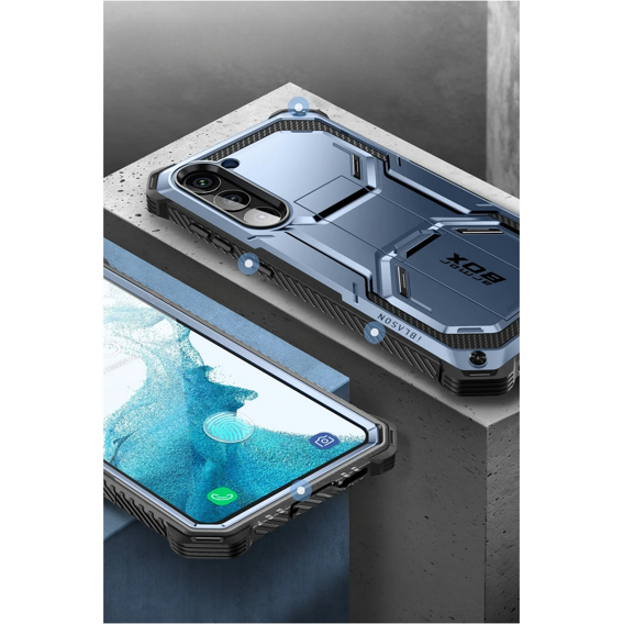 Чехол Supcase для Samsung Galaxy S23, Armorbox, Metallic Blue