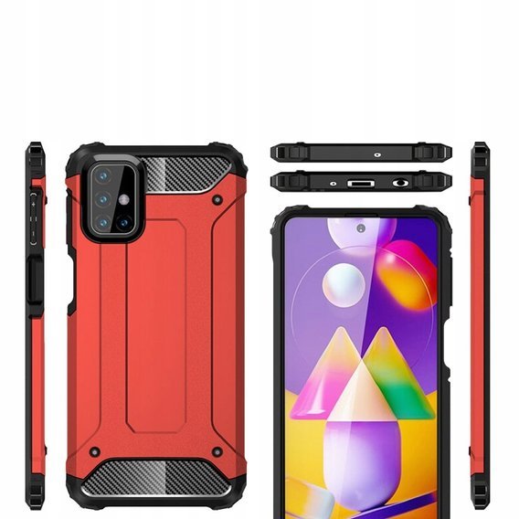 Чехол TECH ARMOR до Samsung Galaxy M51, Red