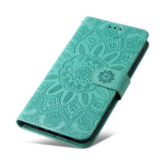 Чехол Wallet до Realme C53 4G, Flower, Green