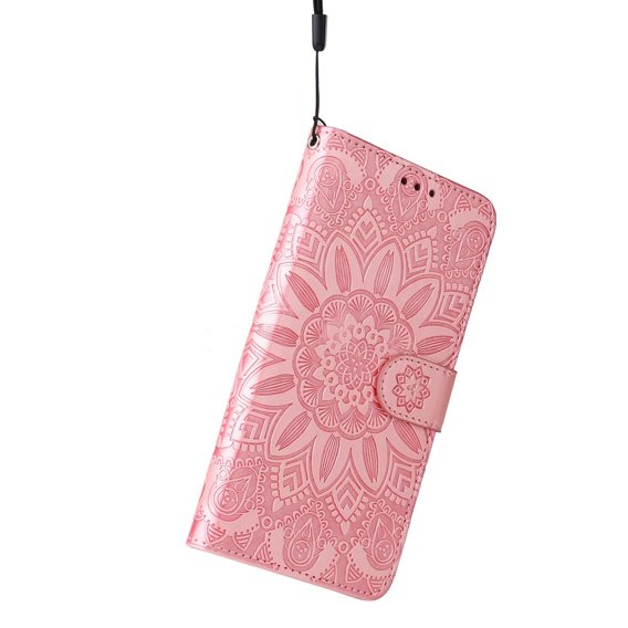 Чехол Wallet до Realme C53 4G, Flower, Pink