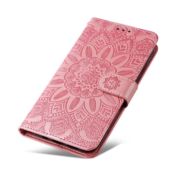 Чехол Wallet до Realme C53 4G, Flower, Pink