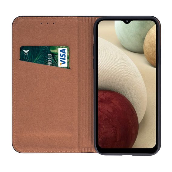 Чехол Wallet до Samsung Galaxy A12 / M12 / A12 2021, Brown