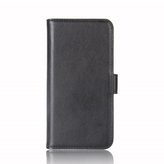 Чехол Wallet до Samsung Galaxy S7 Edge, Genuine Leather, black