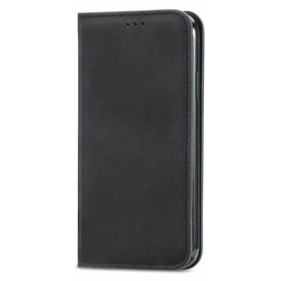 Чехол Wallet до Xiaomi Redmi 10, Vintage Style Smooth, Black