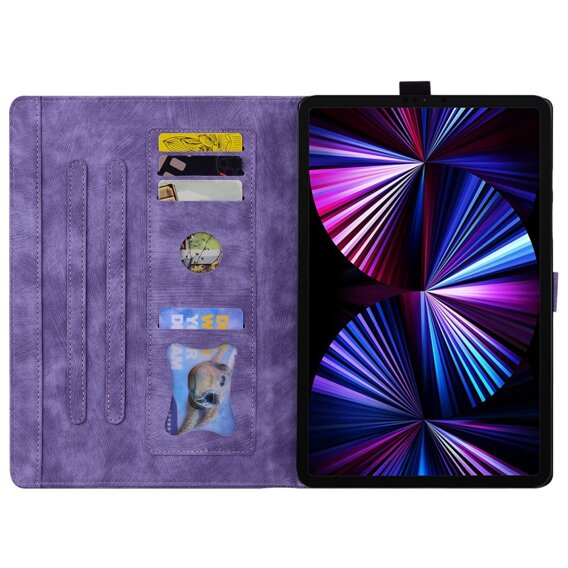 чехол-крышка для Xiaomi Redmi Pad SE, flower, фиолетовый