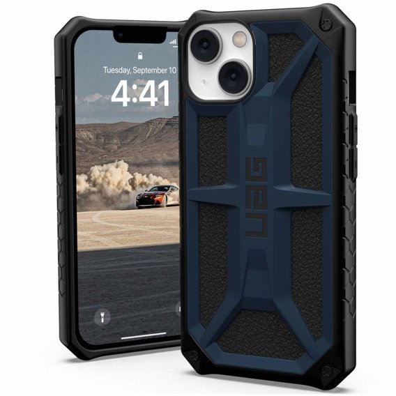 чехол Urban Armor Gear для iPhone 13 / 14, Monarch, темно-синий