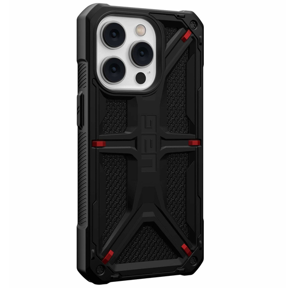 чехол Urban Armor Gear для iPhone 14 Pro, Monarch, Kevlar чёрный