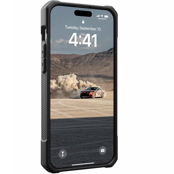 чехол Urban Armor Gear для iPhone 15 Pro Max, Monarch, Kevlar зелёный