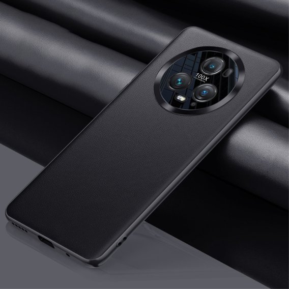  Чехол Leather Hybrid Case до Honor Magic 5 Pro, Black