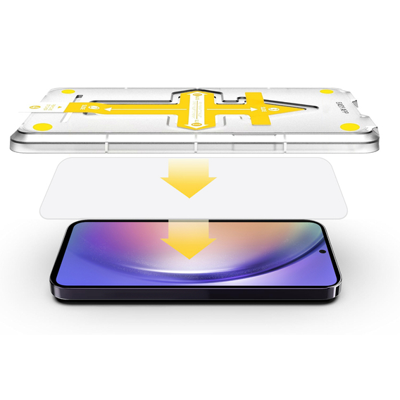 2x Закаленное стекло для Samsung Galaxy S24+ Plus, ERBORD Easy App 9H Screen Protector