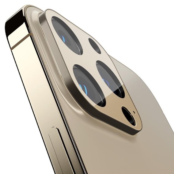 Spigen OPTIK.TR - Защитное стекло на камеру для iPhone 13 Pro / 13 Pro Max, Gold