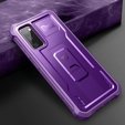 Бронированный чехол для Samsung Galaxy S20 FE, Dexnor Full Body, фиолетовый
