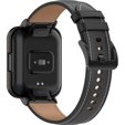 Кожаный ремешок для часов Xiaomi Redmi Watch 2 Lite, Black