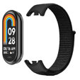 Нейлоновый ремешок для Xiaomi Smart Band 8, черный