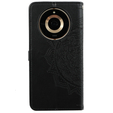 Откидной чехол для Realme 11 Pro / 11 Pro +, Mandala, чёрный