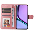 Откидной чехол для Realme C67, Leather Wallet, розовый rose gold