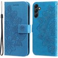 Откидной чехол для Samsung Galaxy A14 4G/5G, Mandala Flower, синий