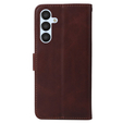 Откидной чехол для Samsung Galaxy A34 5G, Leather Wallet, коричневый