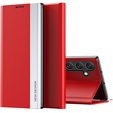 Откидной чехол для Samsung Galaxy A34 5G, Side Magnetic, красный