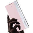 Откидной чехол для Samsung Galaxy A34 5G, Side Magnetic, розовый