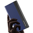 Откидной чехол для Samsung Galaxy A34 5G, Side Magnetic, темно-синий