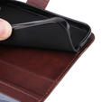 Откидной чехол для Samsung Galaxy A54 5G, Leather Wallet, коричневый