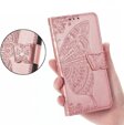 Откидной чехол для T Phone 2 Pro 5G, Butterfly, розовый rose gold