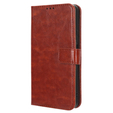 Откидной чехол для T Phone 2 Pro 5G, Crazy Horse Wallet, коричневый