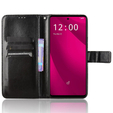 Откидной чехол для T Phone 2 Pro 5G, Crazy Horse Wallet, чёрный