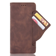 Откидной чехол для T Phone 5G, Card Slot, коричневый