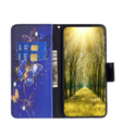 Откидной чехол для Xiaomi Redmi Note 13 5G, Wallet, Butterflies фиолетовый