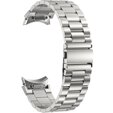 Ремешок-браслет для Samsung Galaxy Watch 4/5/6 40/42/43/44/45/46/47 мм, серебристый