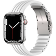 Силиконовый ремешок для Apple Watch 1/2/3/4/5/6/7/8/SE/ULTRA 42/44/45/49mm, White