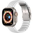 Силиконовый ремешок для Apple Watch 1/2/3/4/5/6/7/8/SE/ULTRA 42/44/45/49mm, White