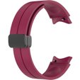 Силиконовый ремешок для Fitbit Inspire 3, Red Samsung Galaxy Watch 4 / 5 40/42/44/46/45MM PRO, Claret