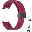 Силиконовый ремешок для Fitbit Inspire 3, Red Samsung Galaxy Watch 4 / 5 40/42/44/46/45MM PRO, Claret