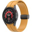 Силиконовый ремешок для Fitbit Inspire 3, Red Samsung Galaxy Watch 4 / 5 40/42/44/46/45MM PRO, Yellow