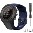 Силиконовый ремешок для Suunto 1/2/3/2S/2R/3P/3S/3R, Dark Blue