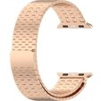 Стальной браслет для Apple Watch 1/2/3/4/5/6/7/8/SE/ULTRA 42/44/45/49 MM - розовый rose gold