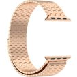 Стальной браслет для Apple Watch 1/2/3/4/5/6/7/8/SE/ULTRA 42/44/45/49 MM - розовый rose gold