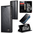 Флип-кейс CASEME для Samsung Galaxy A34 5G, Waxy Textured, чёрный