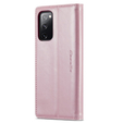 Флип-кейс CASEME для Samsung Galaxy S20 FE / 5G, Waxy Textured, розовый rose gold