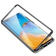 Чехол для Huawei P40, Magnetic Dual Glass, чёрный