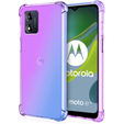 Чехол для Motorola Moto E13, Gradient Dropproof, Фиолетовый / синий