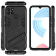 Чехол для Realme C21Y/C25Y, Military kickstand, чёрный