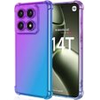 Чехол для Xiaomi 14T Pro, Gradient Dropproof, Фиолетовый / синий