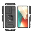 Чехол для Xiaomi Redmi Note 13 5G, KickStand Camera Lens, чёрный