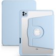 Чехол для iPad Pro 11 2020 / 2021 / 2022, с местом для стилуса, поворачивающийся на 360°, синий