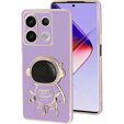 Чехол до Infinix Note 40 Pro, Astronaut, фиолетовый