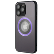 Чехол до MagSafe до iPhone 14 Pro, Hole for Apple Logo, фиолетовый